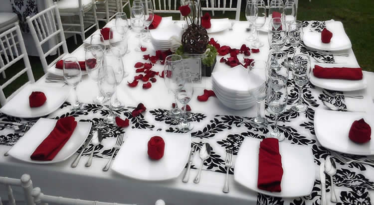 montaje para bodas, banquetes guadalajara