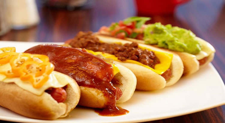 Hamburguesas y hot dogs